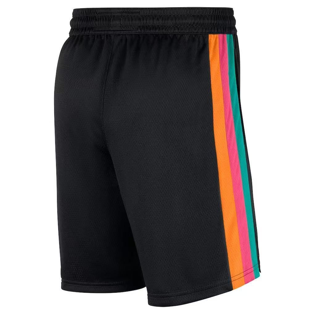 San Antonio Spurs 2026-27 Season City Edition Black Shorts - detail