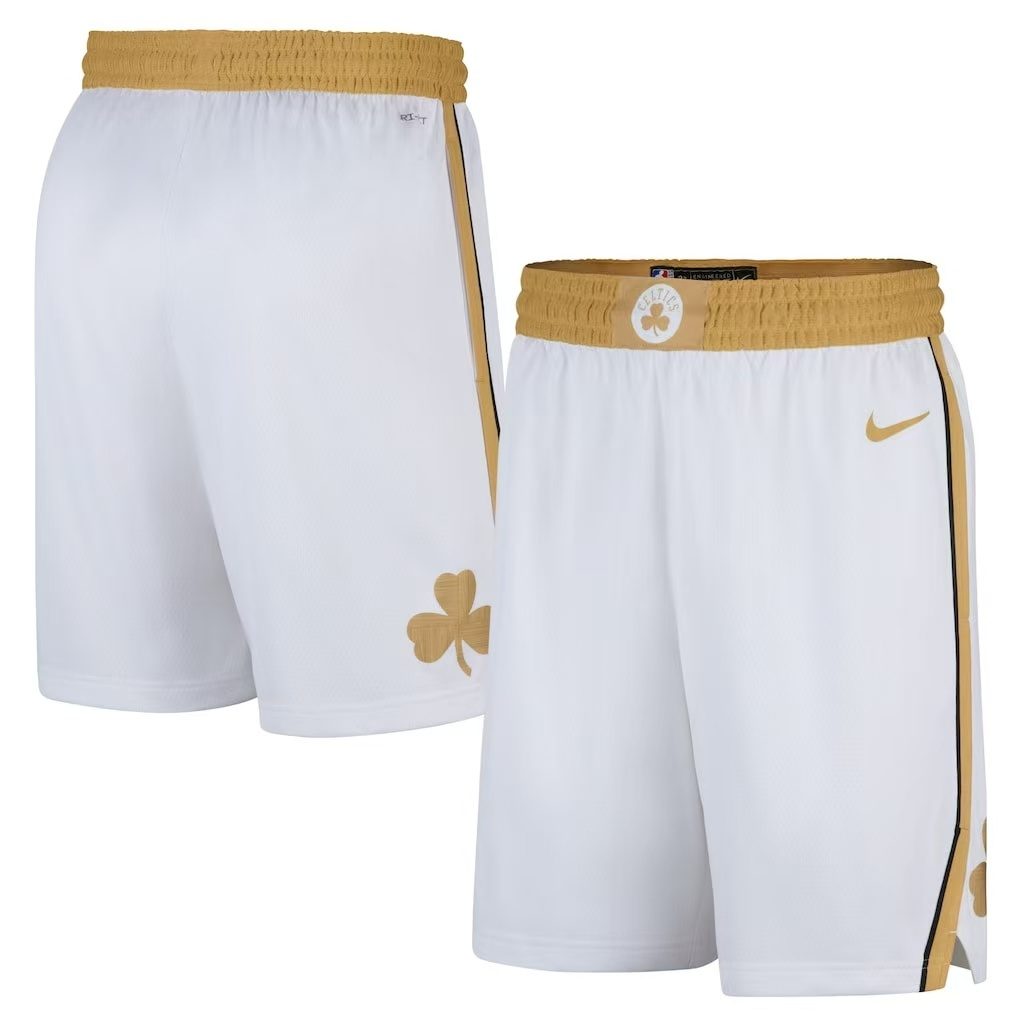 Boston Celtics 2026-27 Season City Shorts White - detail