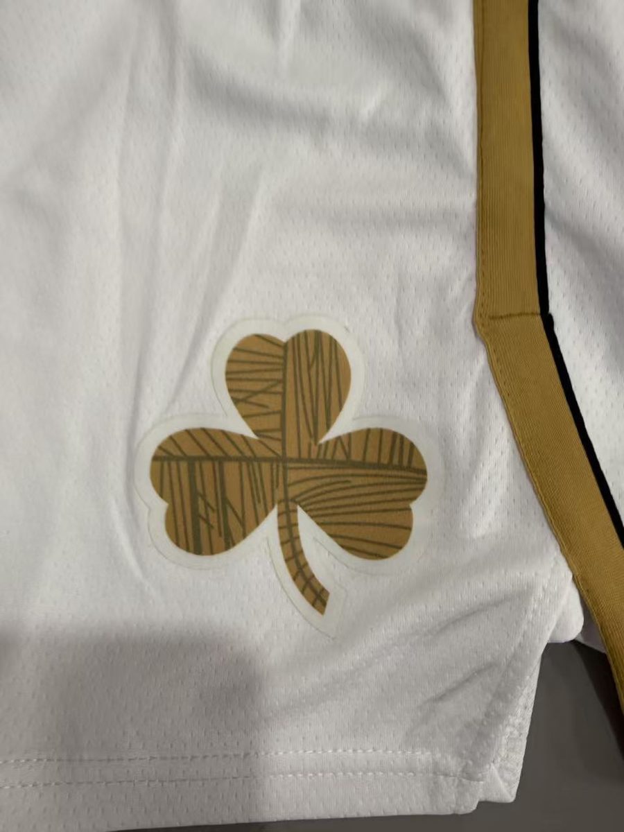 Boston Celtics 2026-27 Season City Shorts White - detail