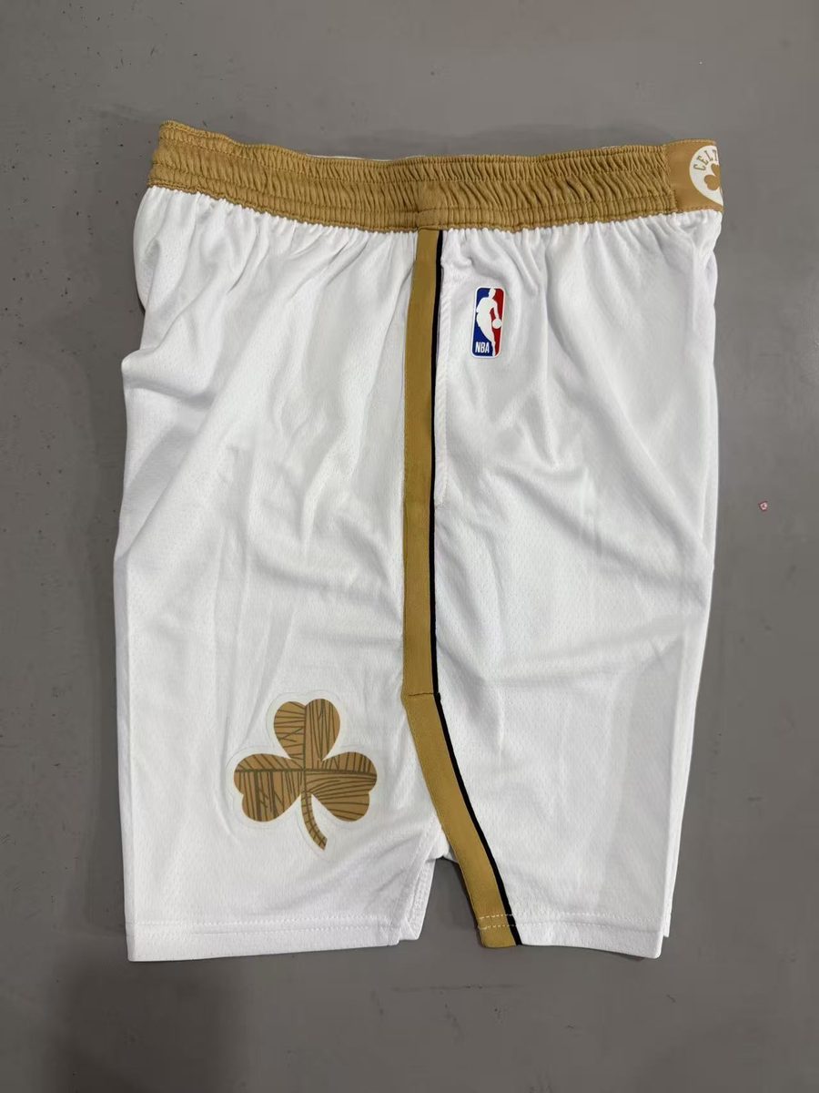 Boston Celtics 2026-27 Season City Shorts White - detail