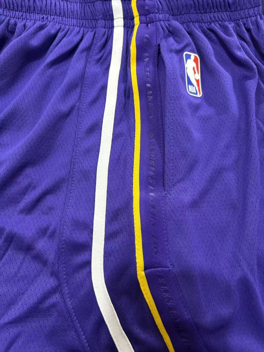 Los Angeles Lakers 2026-27 Season Statement Purple Shorts - detail