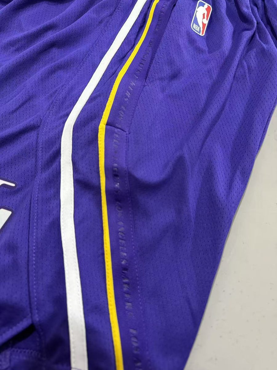 Los Angeles Lakers 2026-27 Season Statement Purple Shorts - detail