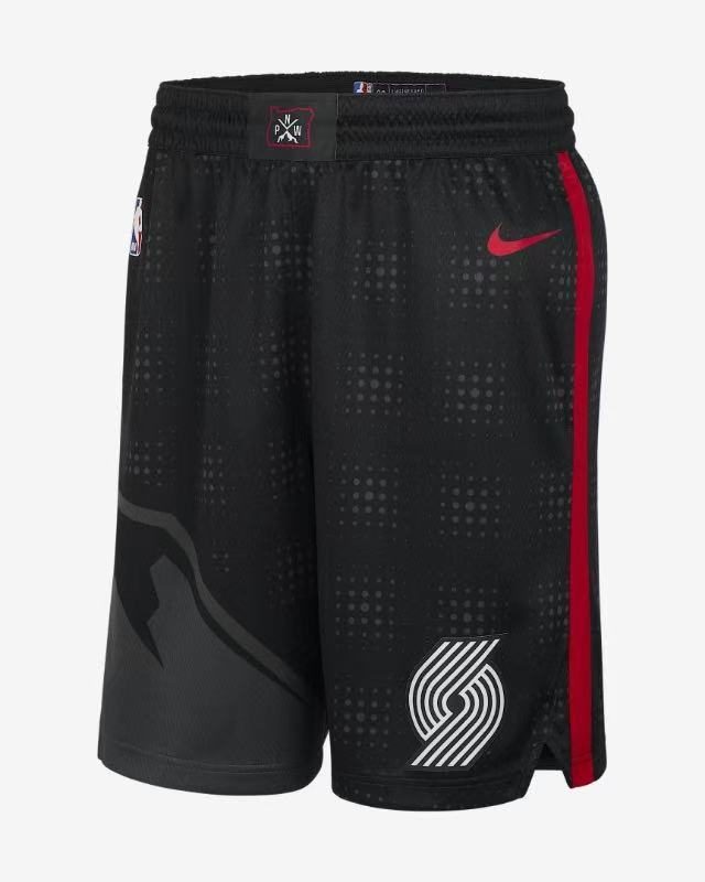 Portland Trail Blazers 2025-26 Season City Edition Black Basketball Shorts