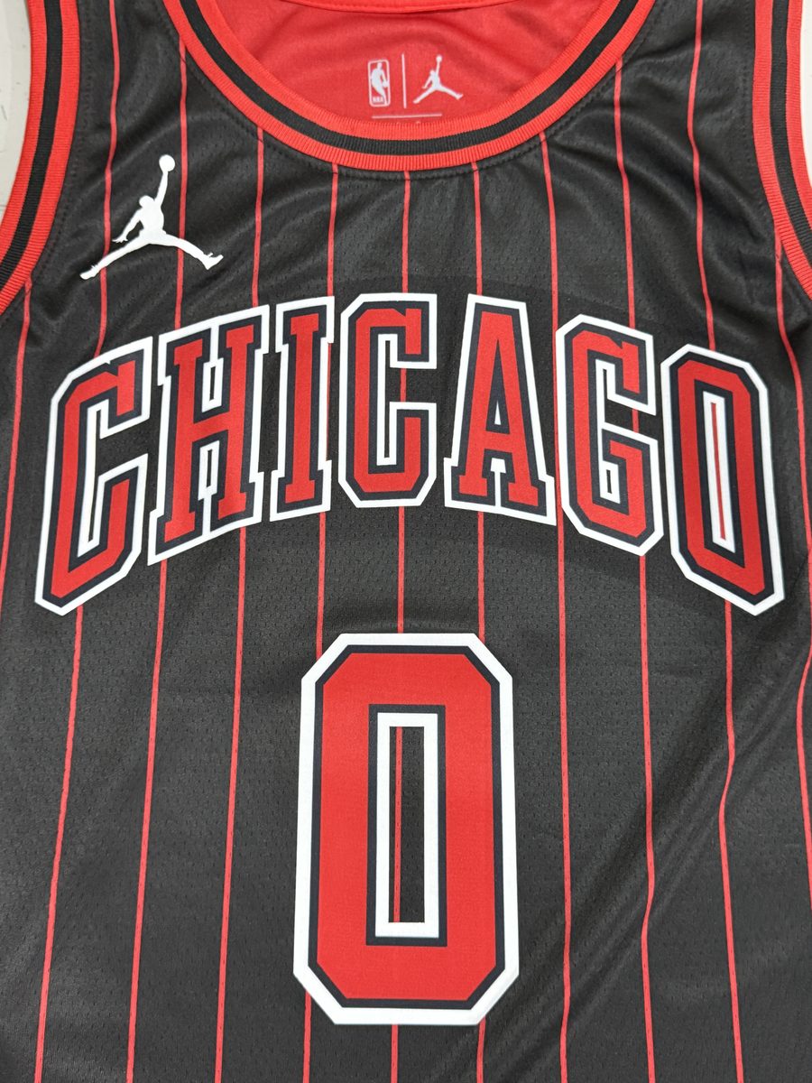 Chicago Bulls 2026-27 Season Statement Stripe Red Shorts - detail