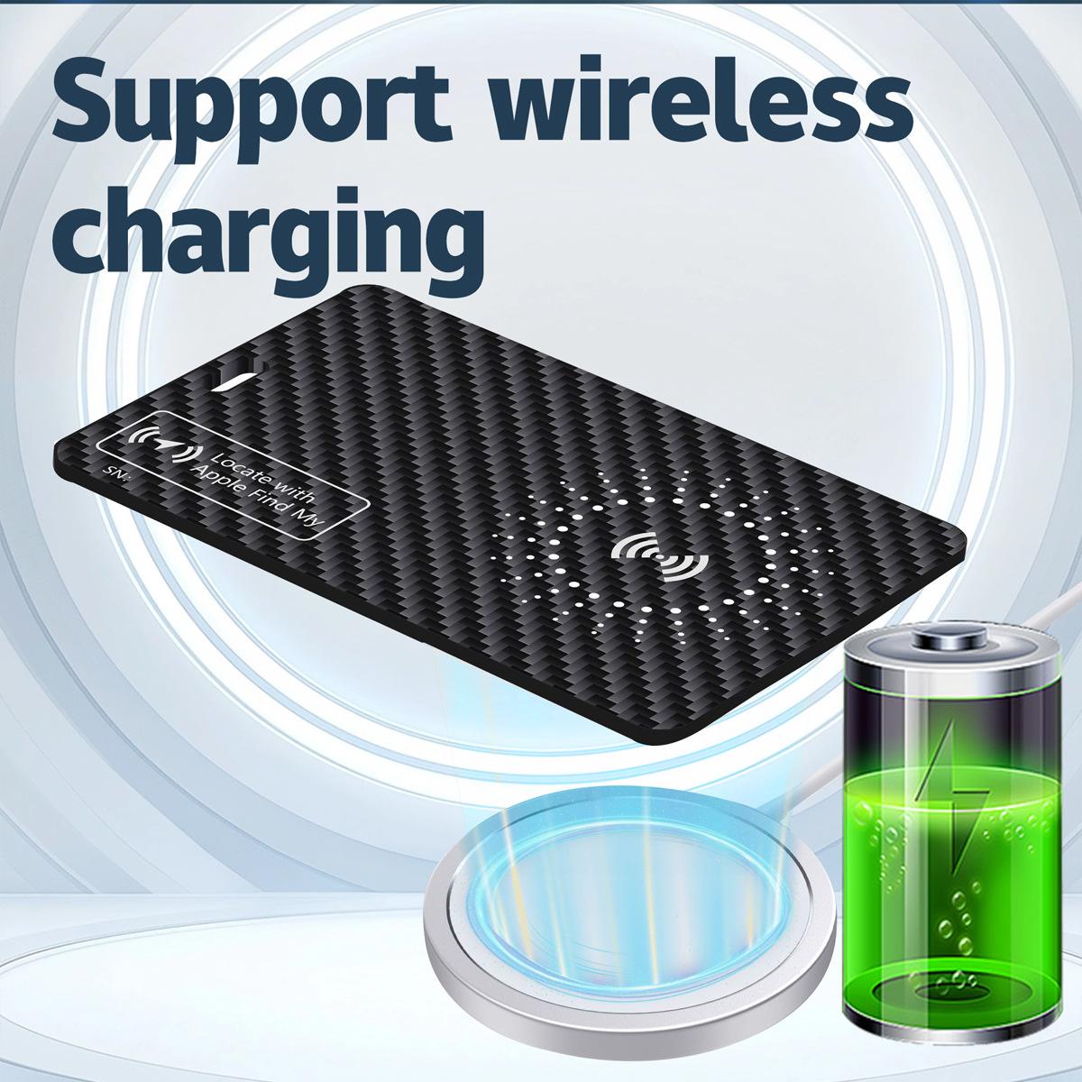 2025 Card Anti Loss Device, Wireless Charging, Ultra Long Battery Life Locator, Ultra-thin Wallet Locator