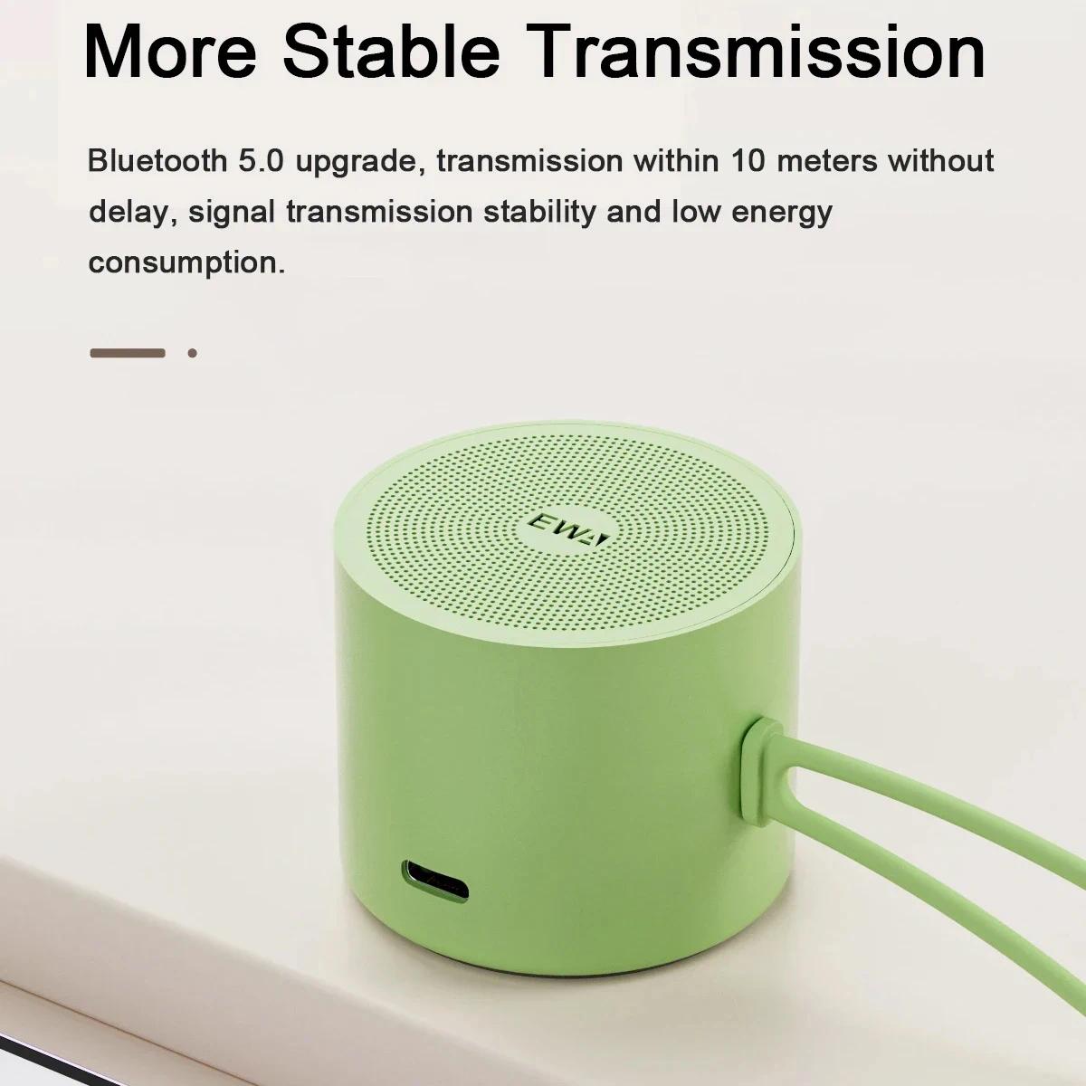 EWA A127 Portable Mini Bluetooth 5.0 Speaker,Retro Style Compact and Portable,Hifi Sound Wireless Bluetooth Music Stereo Speaker