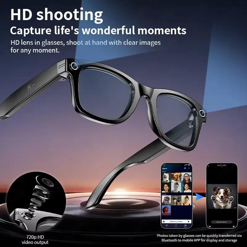 Unboxing and Review: The 2025 Smart Glasses Photography Video AI Intelligent Interactive Translation Smart Sunglasses Bluetooth Call Music Play For IOS Experience