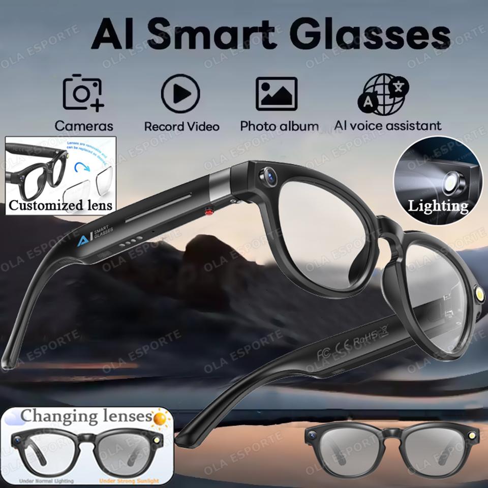 5 Surprising Benefits of Using New AI Smart Glasses 4K HD Camera 32GB Memory BT Call Voice Assistant Translate Touch Control Music Player sunglasses Men Women