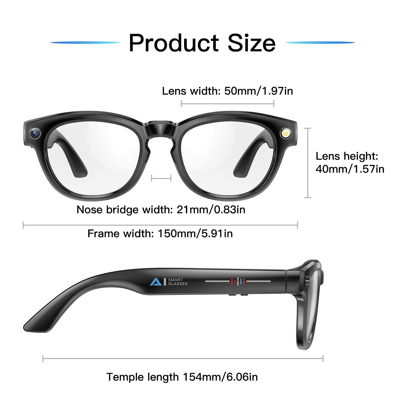 How 2025 New Smart Glasses Recording AI Photos 260mAh Large Battery Bluetooth Call Automatic Color Change Glasses for Men and Women Can Transform Your Daily Routine