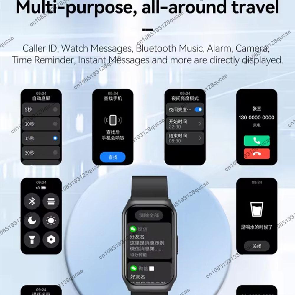 Smart Band Multifunctional Bluetooth Call Sleep Heart Rate Monitor Waterproof Pedometer Sports Smart Bracelet Men Women 2025 New