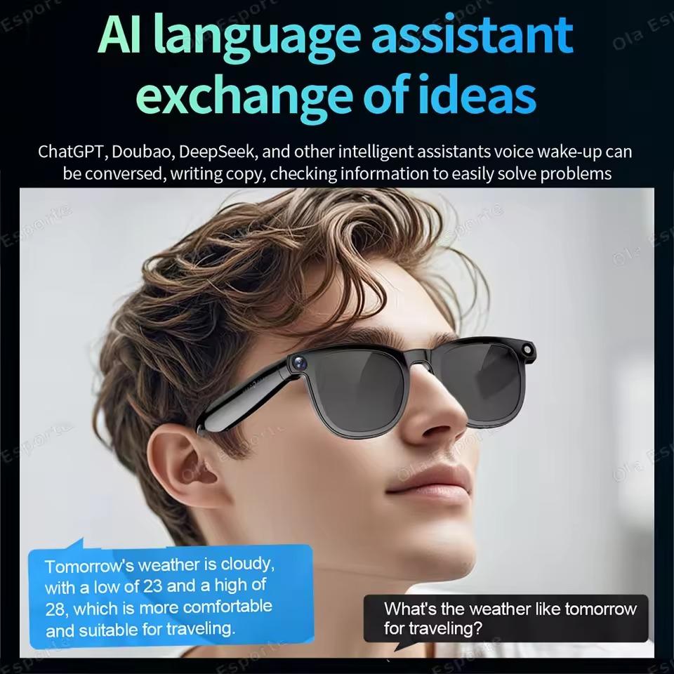 How Smart glasses with new HD AI camera, 800W resolution, Bluetooth connectivity, voice call functionality, AI conversation recognition, voice assistant, ideal for sports, model CY01 Can Transform Your Daily Routine