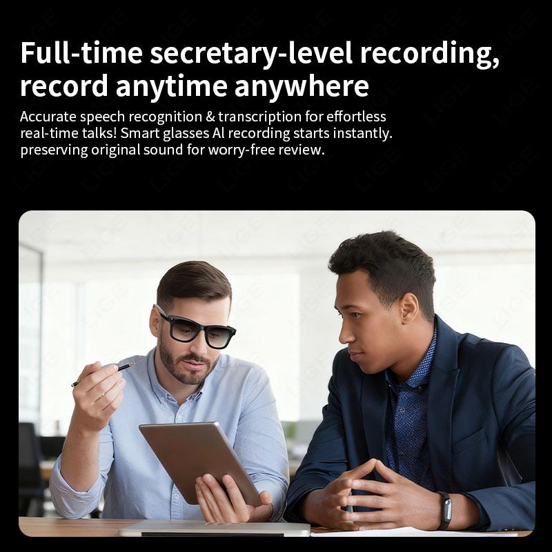 5 Surprising Benefits of Using LIGE New 500W Camera Glasses Bluetooth Smart Glasses with Camera Voice Call Music Smart Sunglasses Video Sound Record AI Glasses