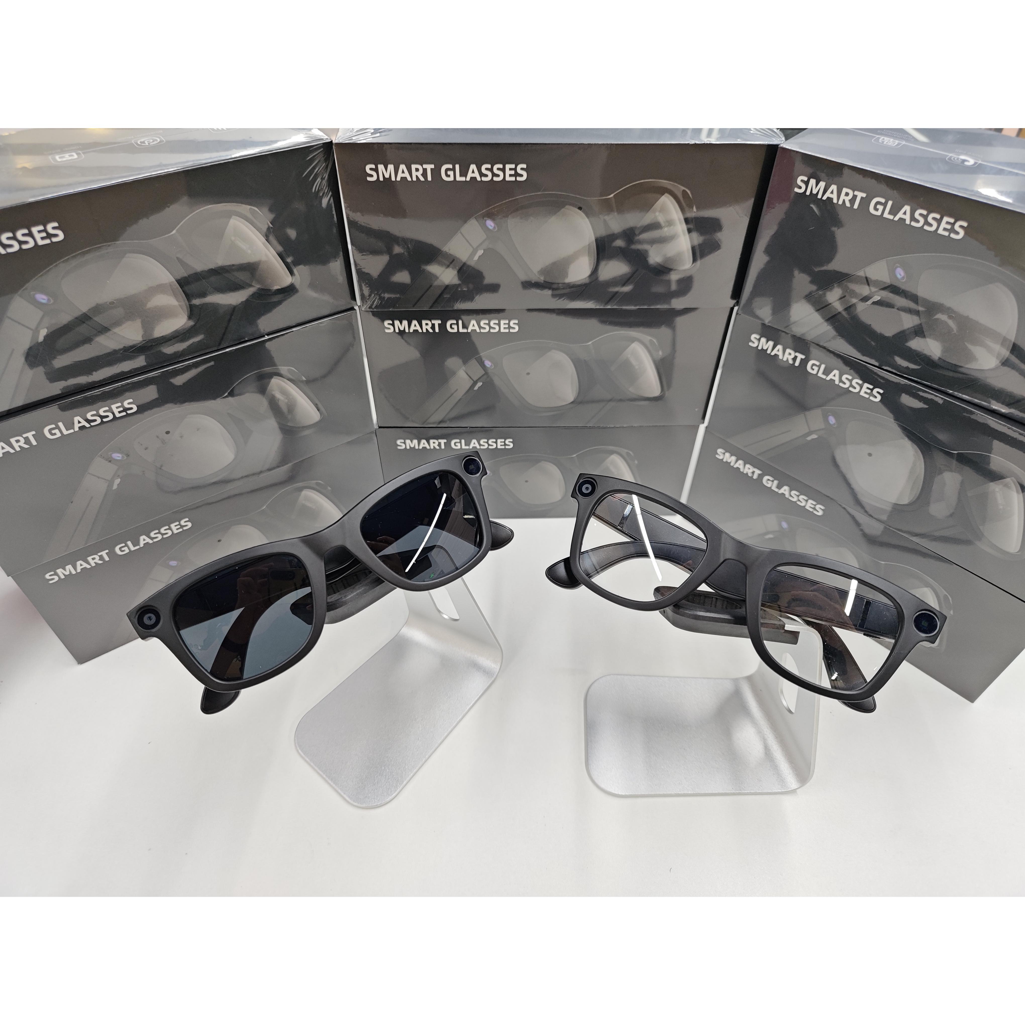 E02 Meta Smart Glasses with Camera 800W WIFI Transmission Gesture Control ChatGPT Men