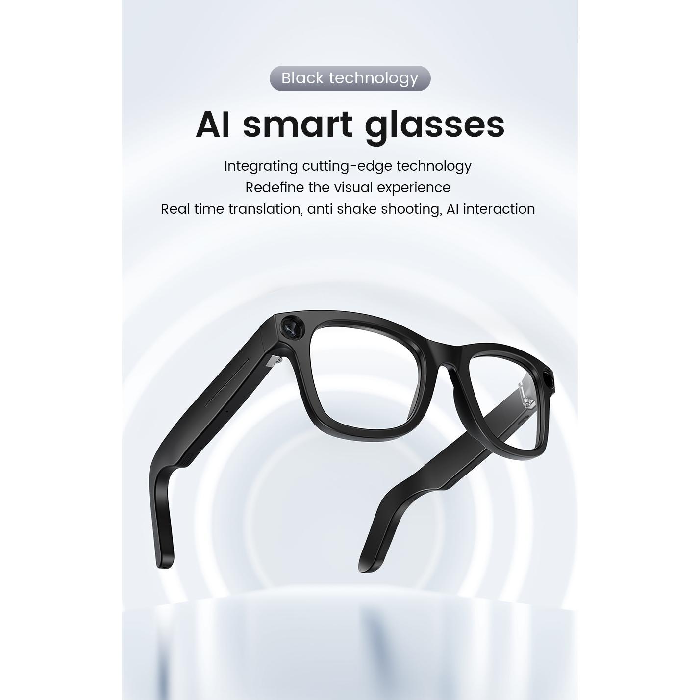 The Future of Technology: Exploring E02L Smart AI Glasses Real Time Translation 800W Stalbe Shooting HD Camera Photo Video Voice Recording Call Headset Sunglasses's Innovations