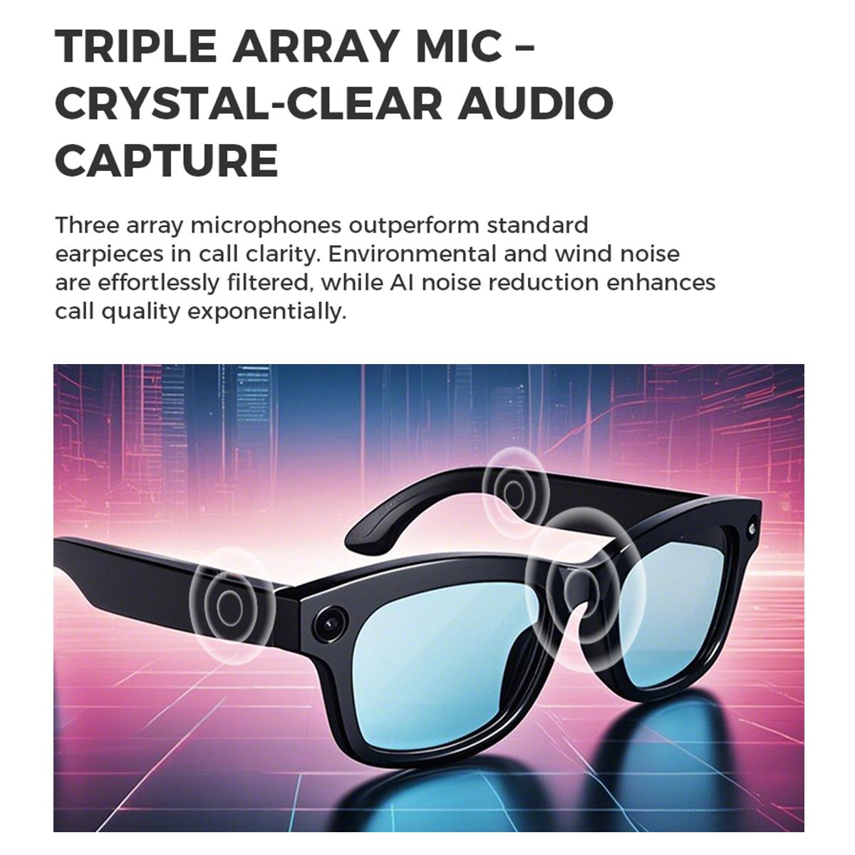 The Ultimate Guide to New Smart Glasses AI Translation Bluetooth Call 1080P HD Camera Music Headphones Outdoor Sports Fashion Sunglasses For Men Women: Everything You Need to Know