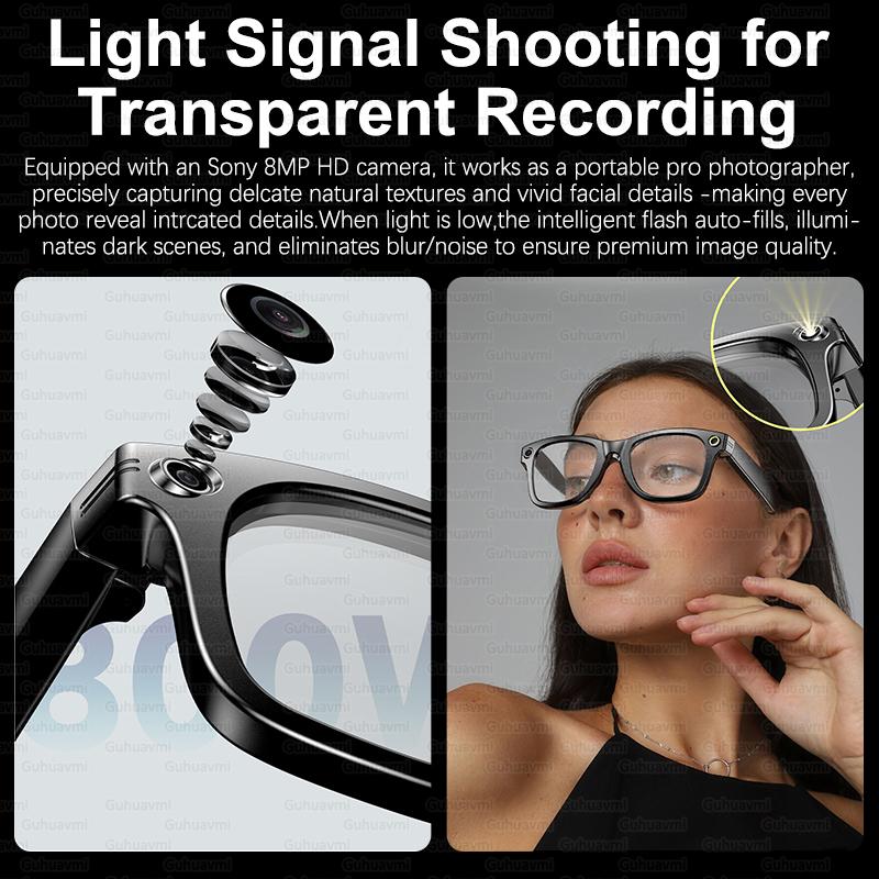 The Future of Technology: Exploring 2026 New Upgrade Smart Glasses With Camera Video Recording AI Photo Recognition Bluetooth Call Translation Voice Sunglasses Man's Innovations