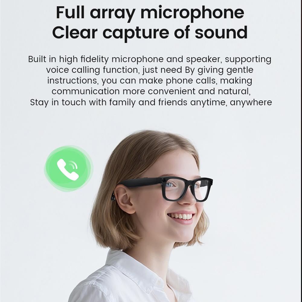 5 Surprising Benefits of Using Smart Glasses, AI Technology, Color Changing, Real-Time Translation, 800W Camera, Bluetooth Calling, Sunglasses, Suitable for Men and Women, Video Player and Music, Games