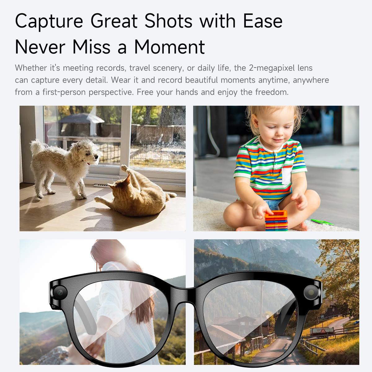 Why NEW AI Smart Glasses HD Camera LED light AI Translation Dialogue 290mAh Battery Meeting Video Record Outdoor Sports Sunglasses is Changing the Game in 2024