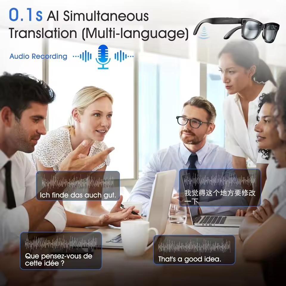 Real User Stories: How New4K Ultra HD AI Glasses Men Chat IP65 Waterproof Voice Assistant AI Transmission 800W Camera Bluetooth Call Smart Glasses 2025 Changed Their Lives