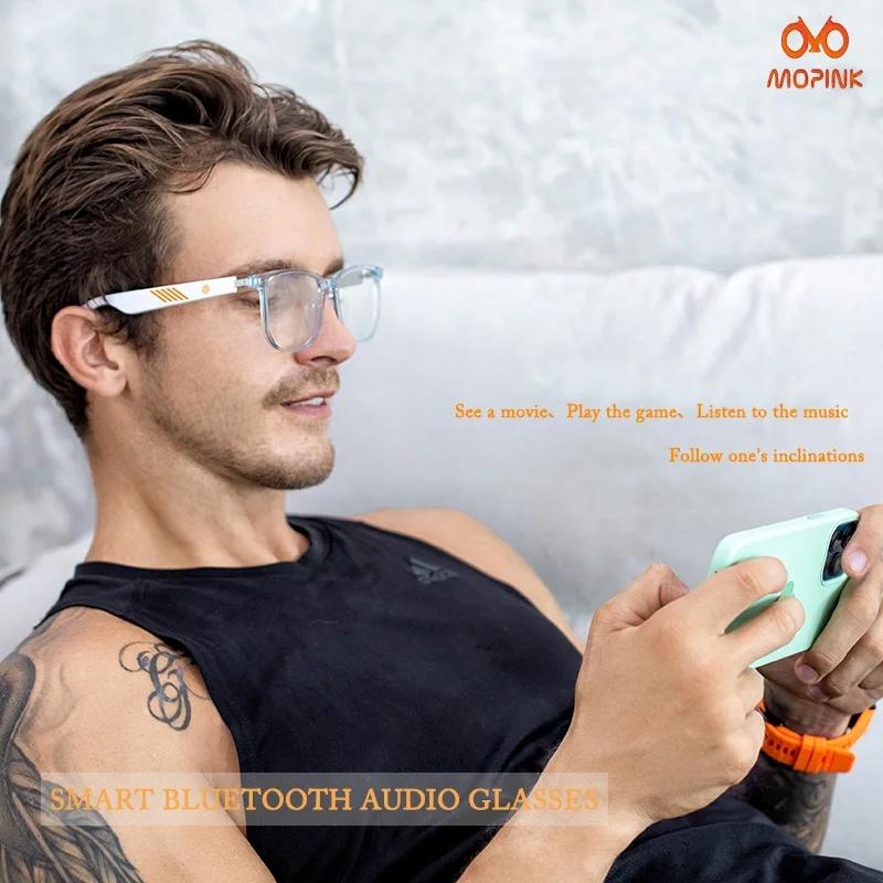 Smart Bluetooth 5.0 Sunglasses Headphones MX06 with Speaker, Wireless Audio, Touch Controls, Hands-Free Calling, Ideal for Sports and Outdoor Activities