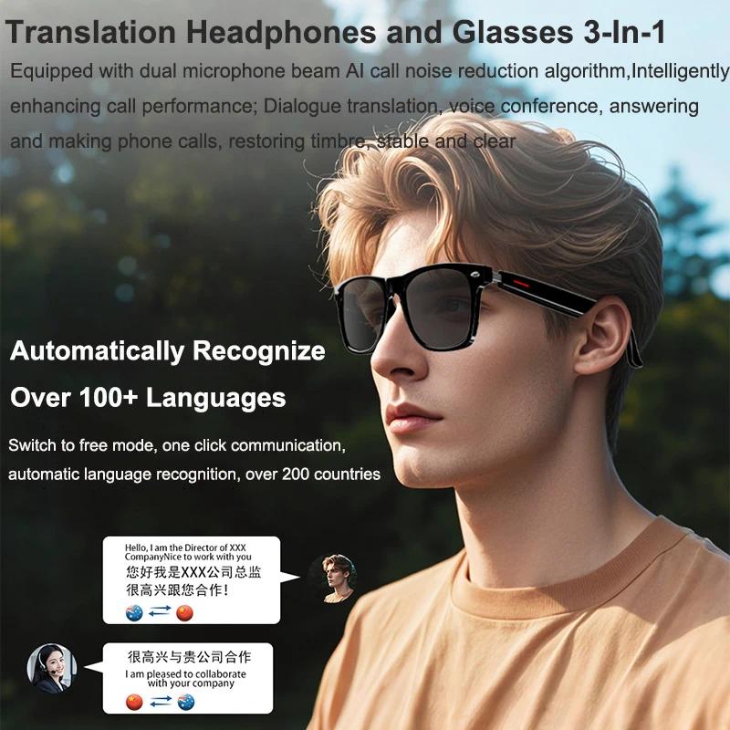 3 in 1 Smartglasses & Translator & Headset with Microphone Voice Assistant Bluetooth Call Camera Control Smart Bluetooth Glasses vs Competitors: Which One Should You Choose?