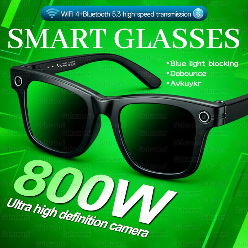 Unboxing and Review: The AI Smart Glasses 8K HD Photochromic Multifunction Translate Camera Glasse Bluetooth Call Voice Assistant Music Player Sunglasses Experience