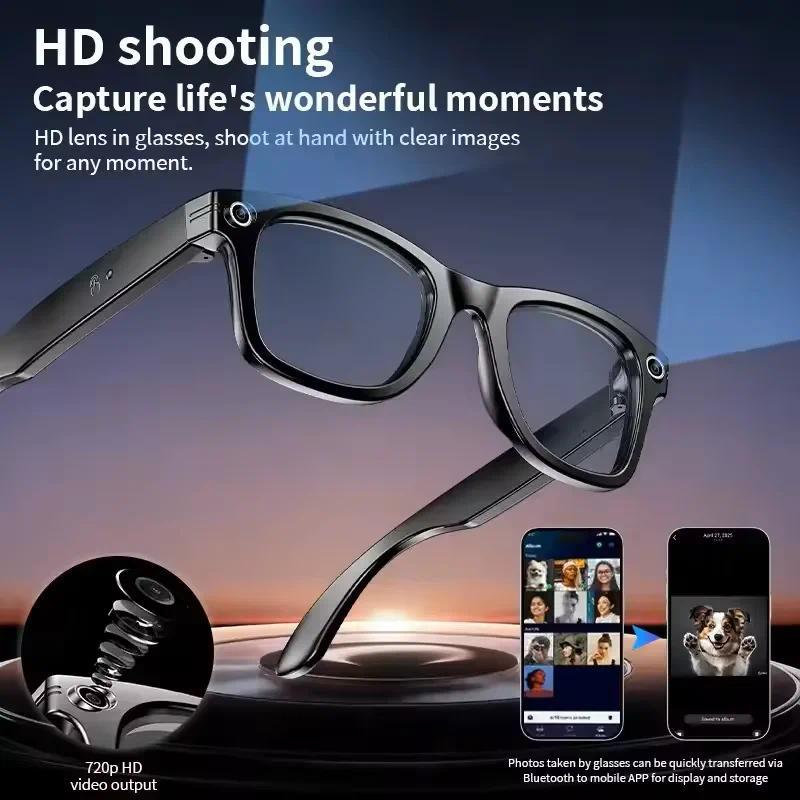 2025 New Upgrade smart glasees With Camera Video Recording AI Photo Recognition Bluetooth Call Translation Voice Sunglasses Man vs Competitors: Which One Should You Choose?