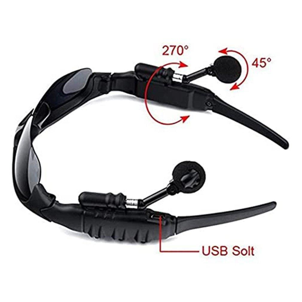 Wireless Bluetooth Stereo Headphones Best Seller Supports 5.0 Ideal for Phones, Sports, Driving, Cycling, Sunglasses, Riding, Glasses with Sun Protection Lens