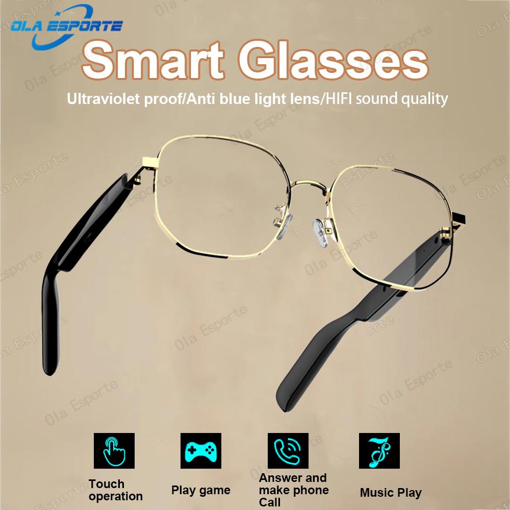 Blue light blocking glasses, smart, with Bluetooth headphones, intelligent calling, music sound quality, voice assistant, long battery life, new arrival