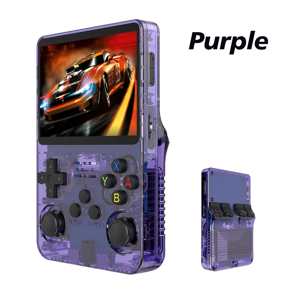 Retro Handheld Video Game Console, R36S, Linux System, 3.5-Inch IPS Screen, R35s Pro, Portable Pocket Video Player, 64GB Games, 128GB Available