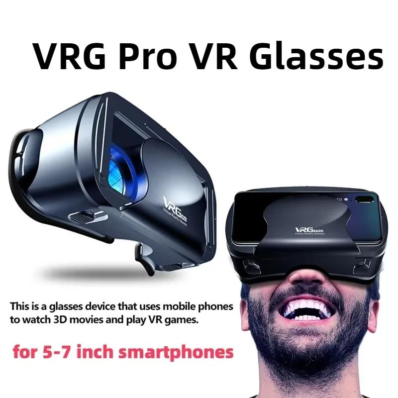 New VRG Pro VR Glasses Virtual Reality Headset Devices Viar 3D Goggles AR Glasses Smart Lenses For  5-7